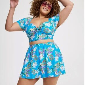 NWT Torrid Tropical Bathing Suite - Size 3x